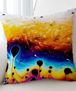 Hot Lava Color Cushion Cover