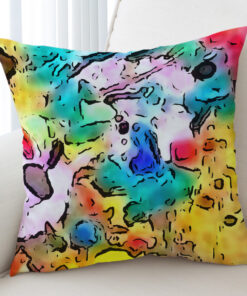 Colorful Leopard Pattern Cushion Cover