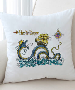 Here Be Dragons Cushion Cover