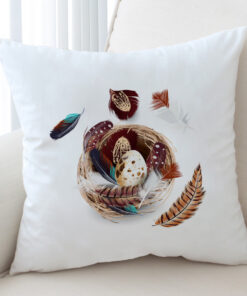 Feather - Egg Cushion Cover